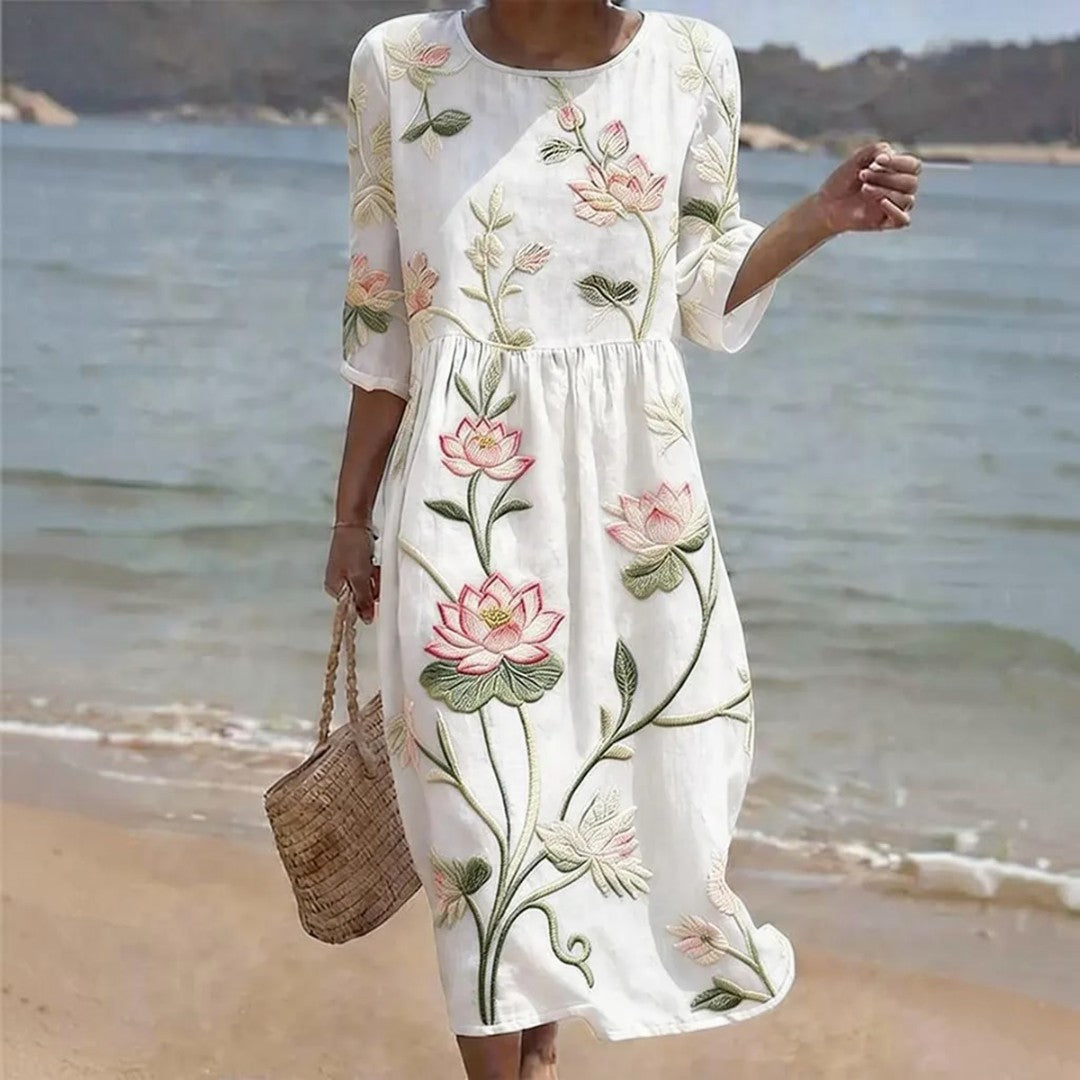 Clara™ | Robe fleurie élégante