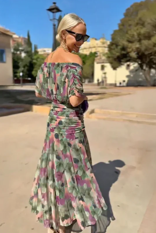 Hendrika | Vestido de noche color coral