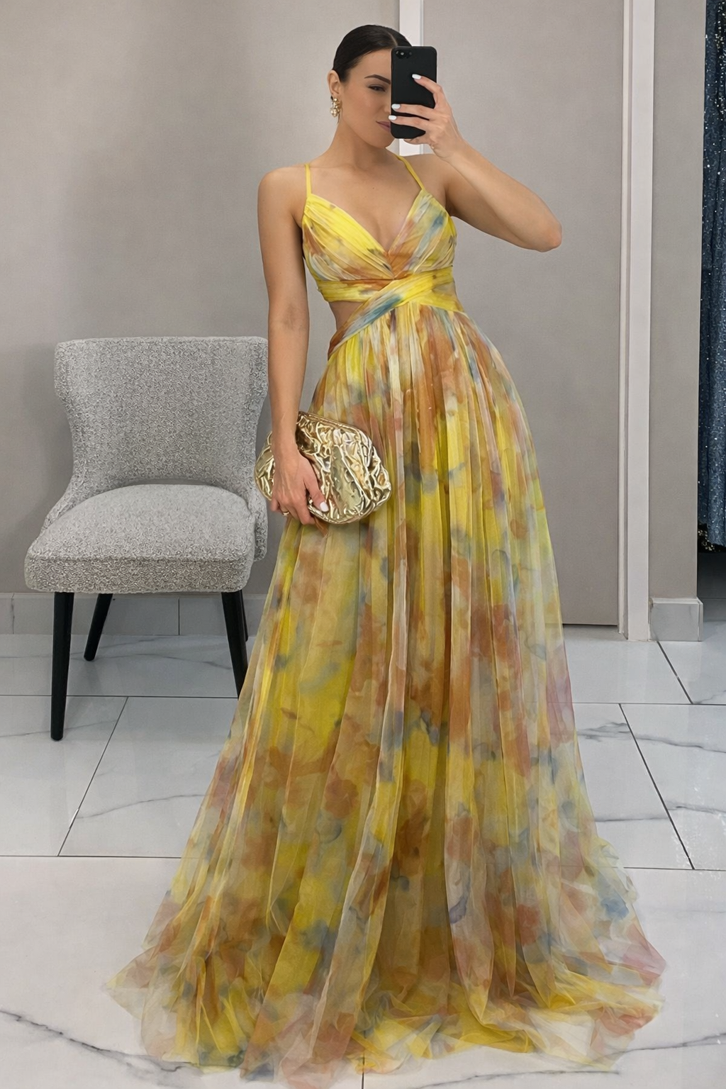 GISELLE™ | Encantador vestido largo con estampado floral