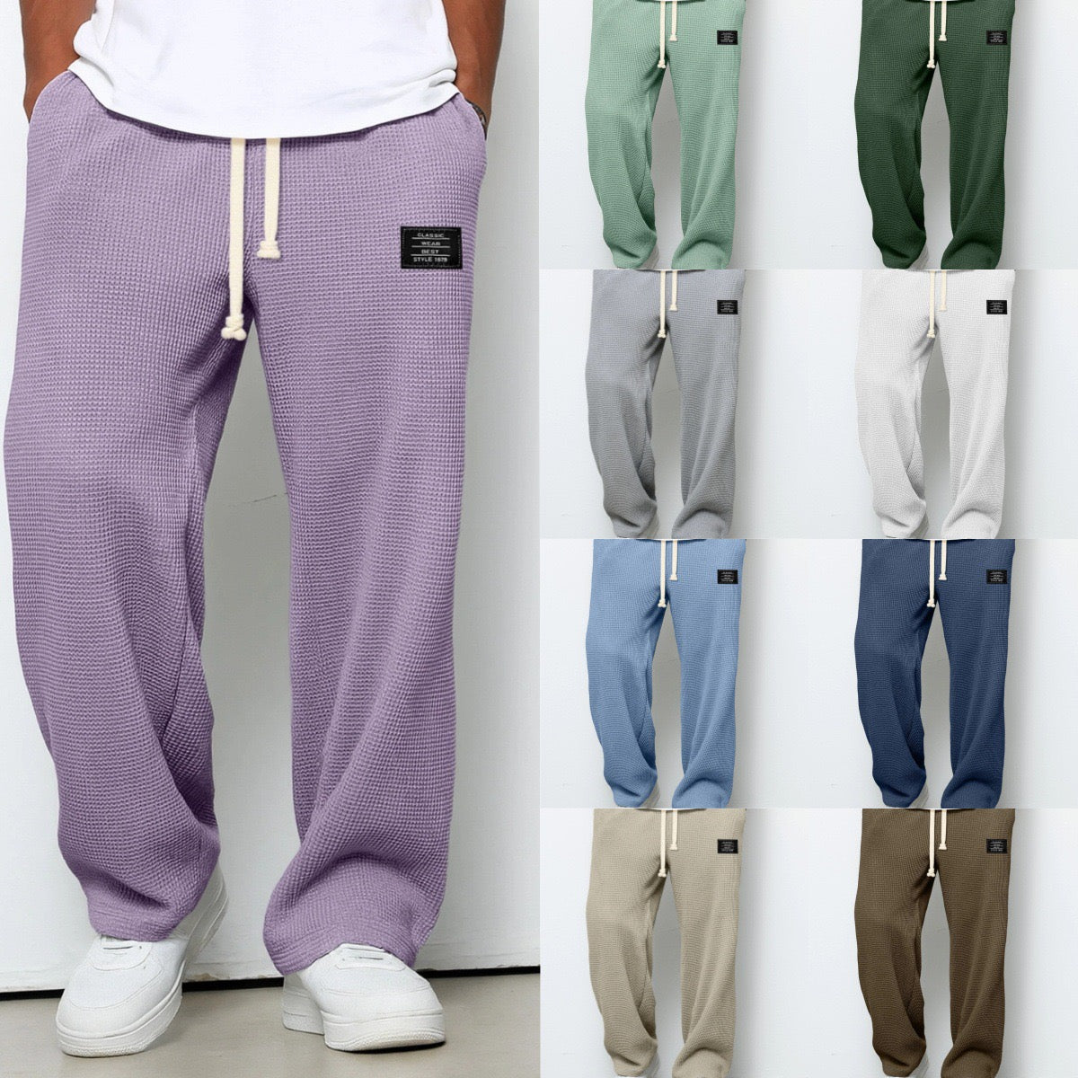 Pantalones de hombre de corte cómodo