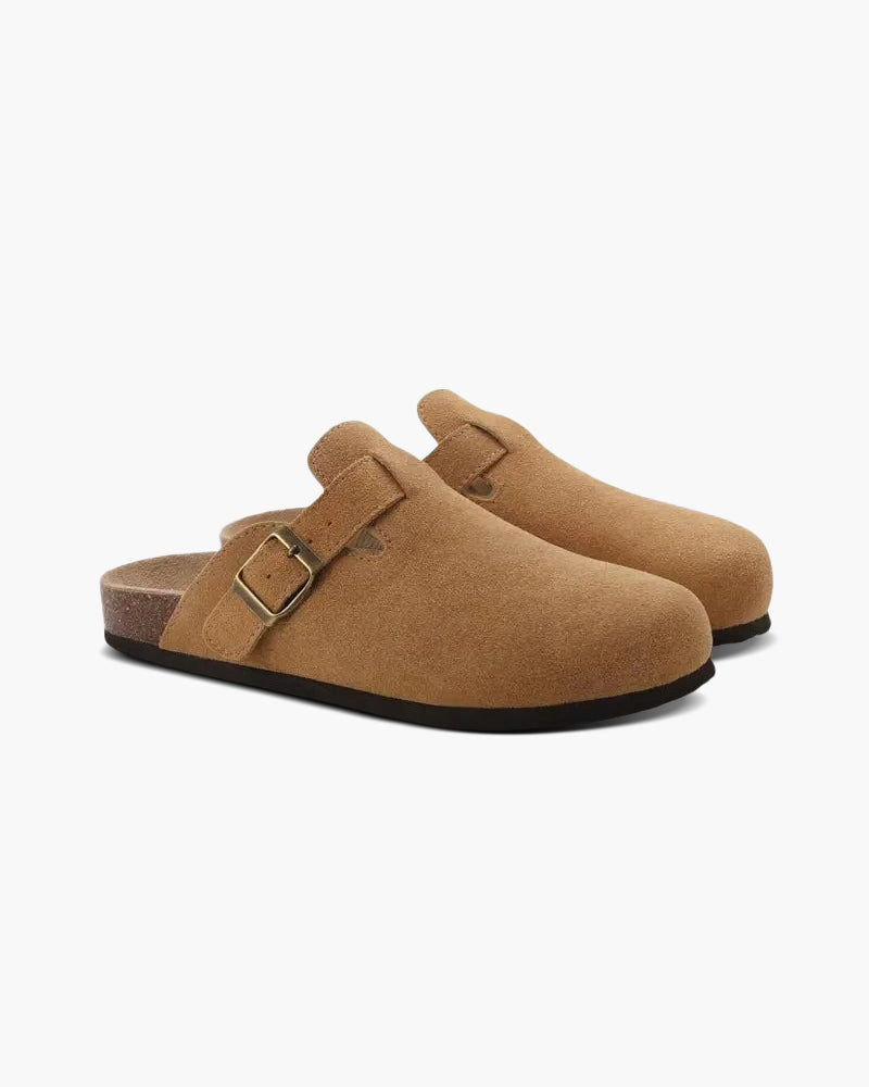 Luke™ | Herren Wildleder Clog – Bequeme Pantolette mit ergonomischem Fußbett