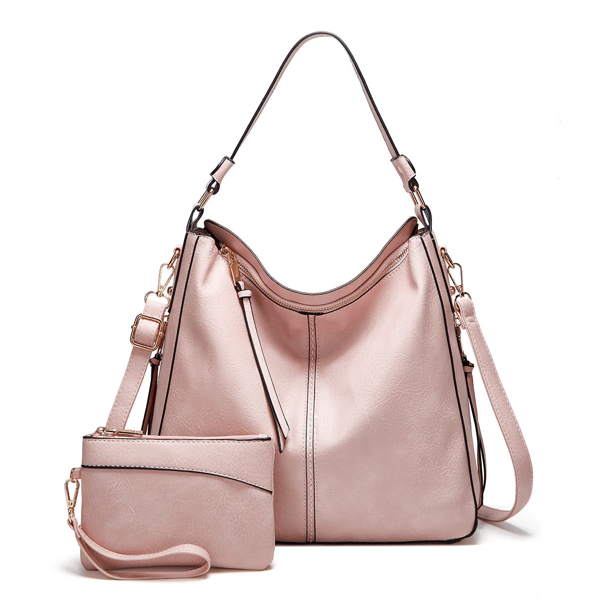 HOBO TULSSE – Bolso de cuero vintage + Monedero de Regalo