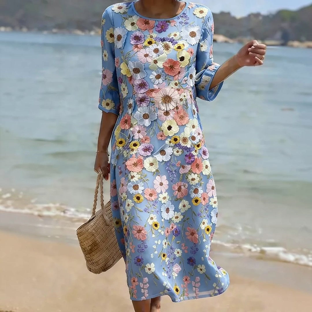 Violette™ | Robe fleurie élégante