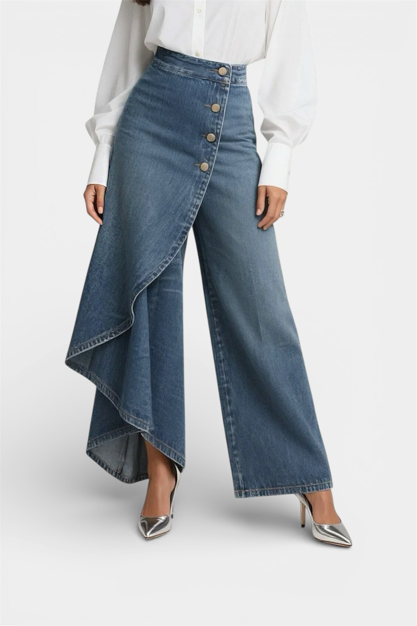MEIKE | JEANS MIT HOHER TAILLE