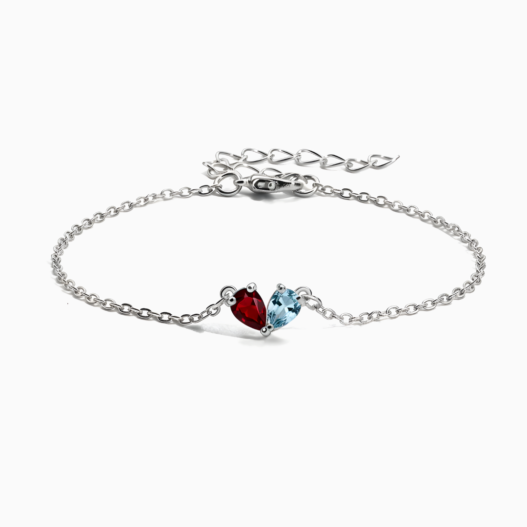BRACELET DEUX CŒURS  – NOTRE LIEN