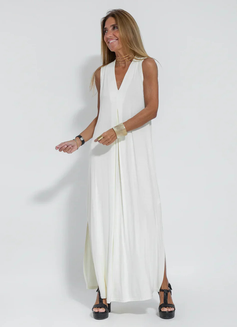 GERTRUDE | Conjunto de vestido largo moldeador y chaleco