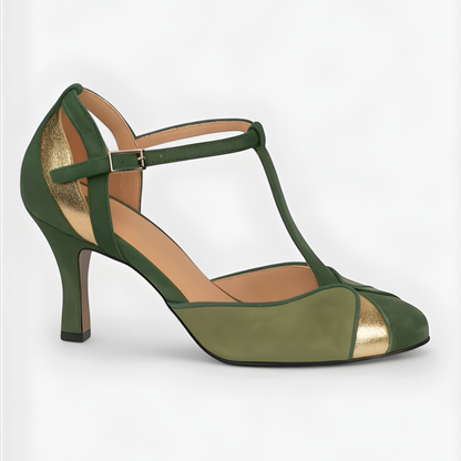 Sandali Vintage Eleganza Verde
