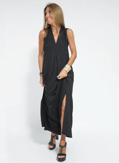 GERTRUDE | Conjunto de vestido largo moldeador y chaleco