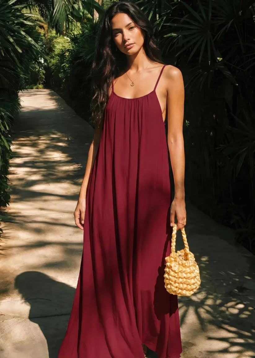 Elara - Vestido ajustado con espalda descubierta