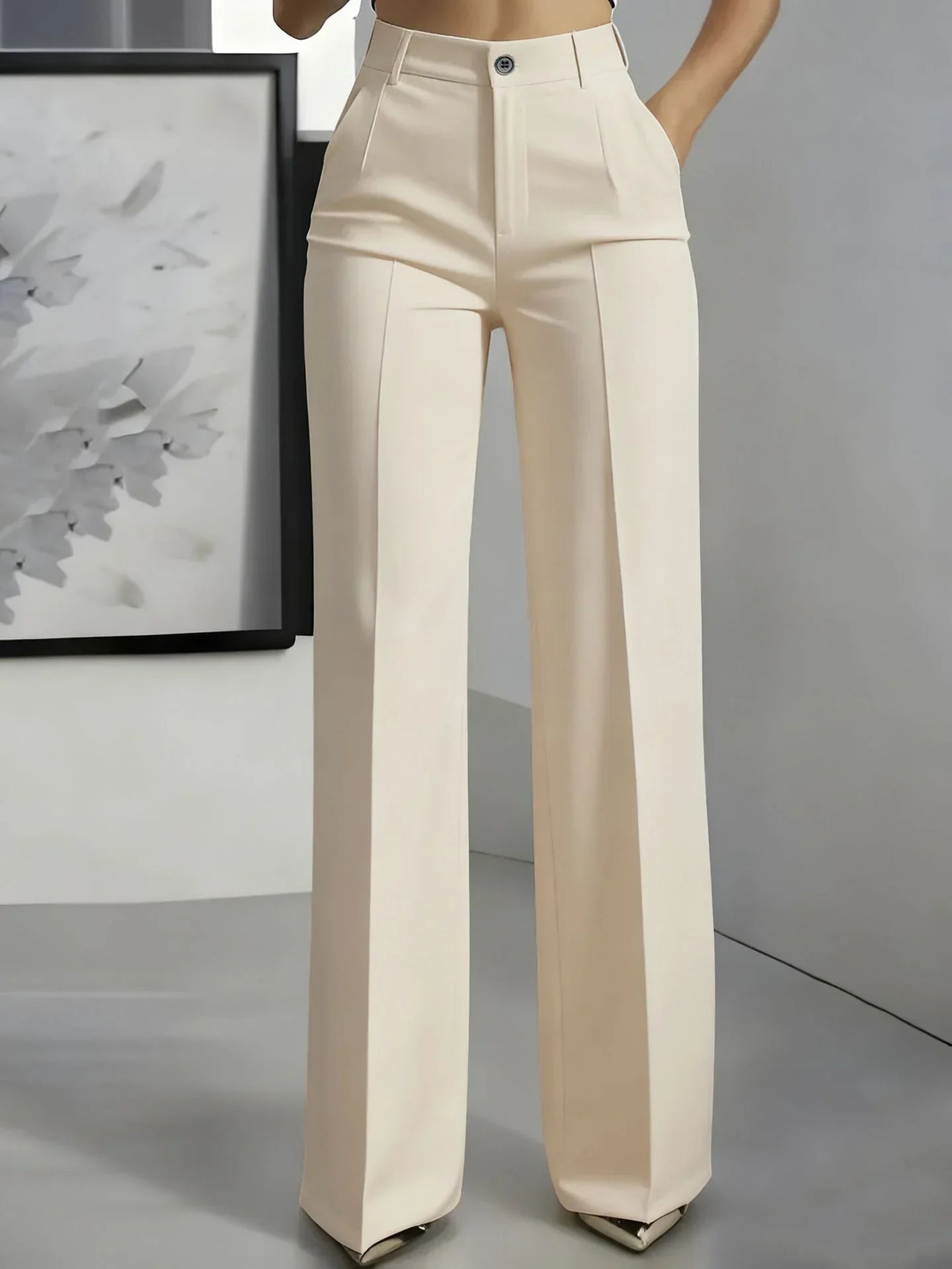 Sophia | Pantaloni Sartoriali a Gamba Larga
