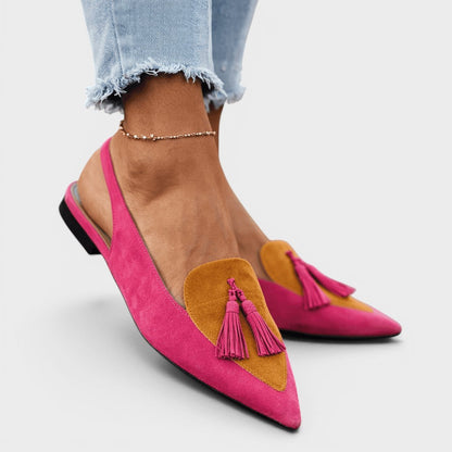 Rosalie™ | Sandales à talon à franges élégantes