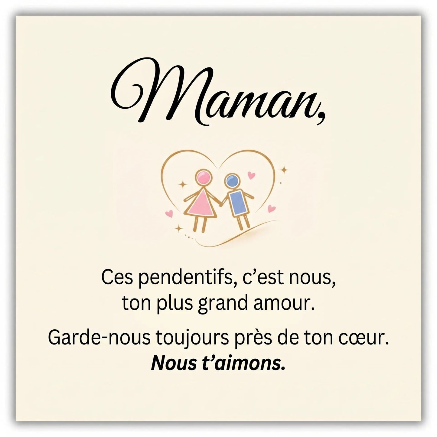 COLLIER | L'AMOUR D'UNE MAMAN