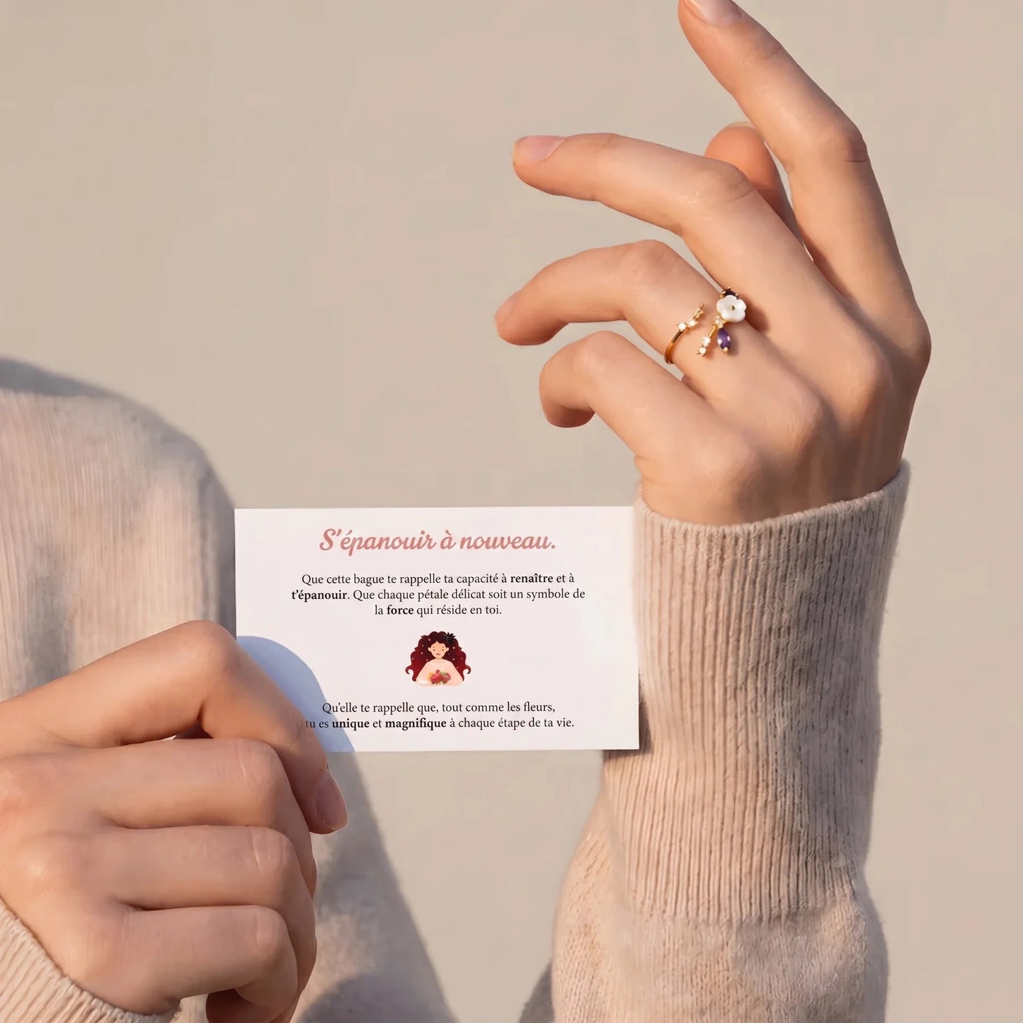 BAGUE « PRINTEMPS » - L'AMOUR DE SOI