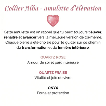COLLIER ALBA – AMULETTE D'ÉLÉVATION