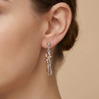 PENDIENTES «EL ABRAZO DEL AMOR»