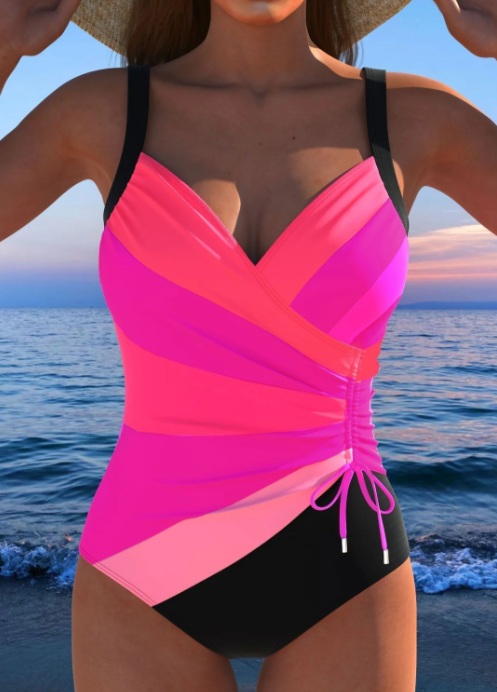 Éloria – Traje de baño elegante con estampado colorido
