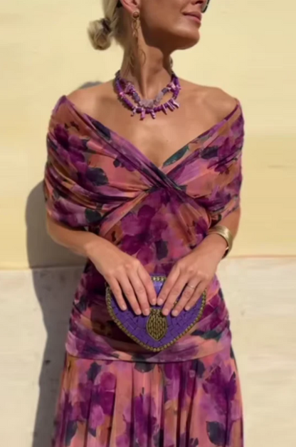 Hendrika | Vestido de noche color coral