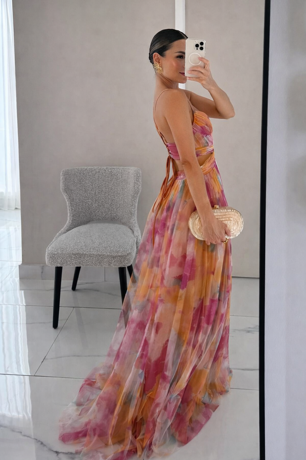 GISELLE™ |  Encantador vestido largo con estampado floral