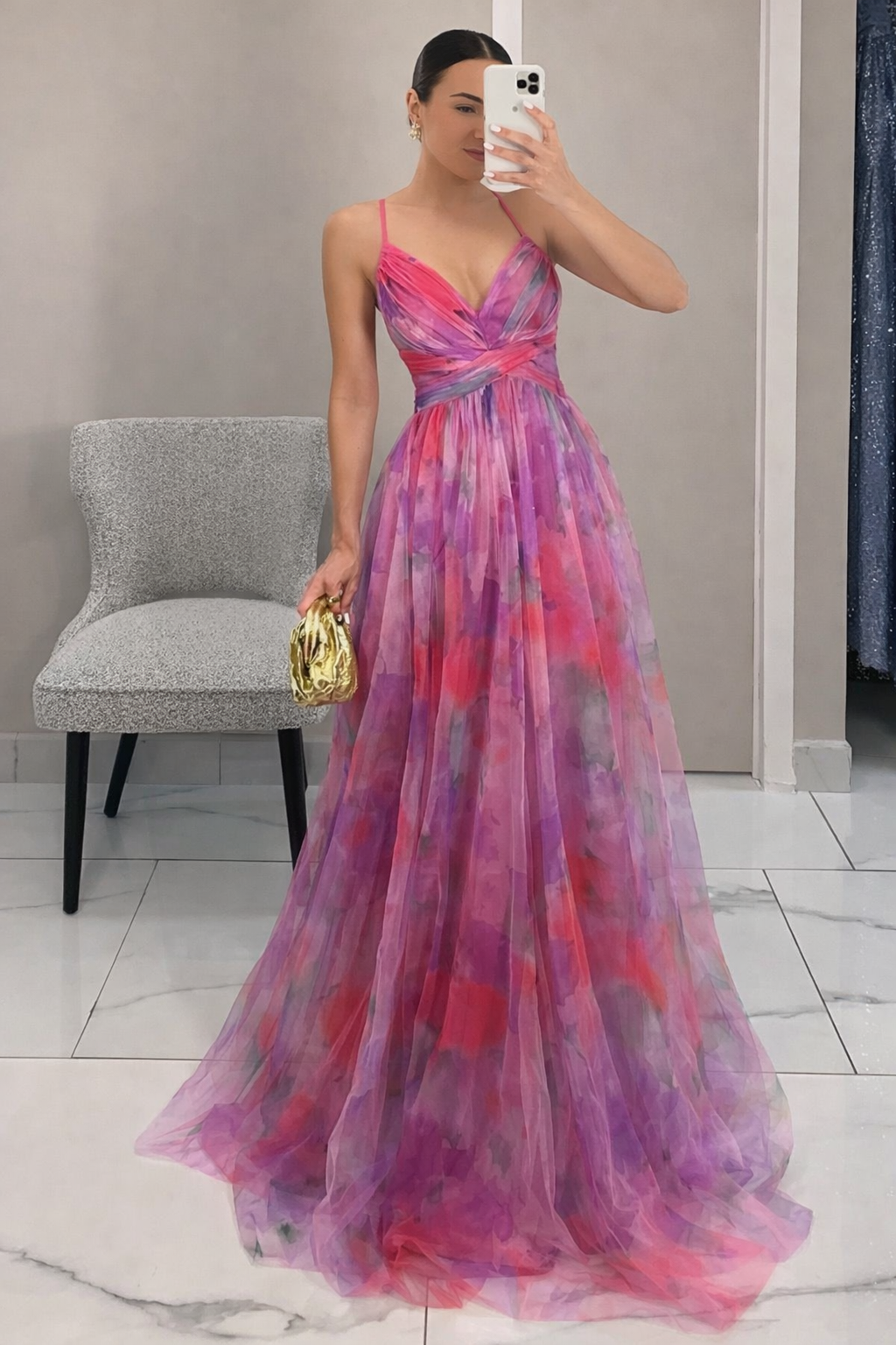 GISELLE™ |  Encantador vestido largo con estampado floral
