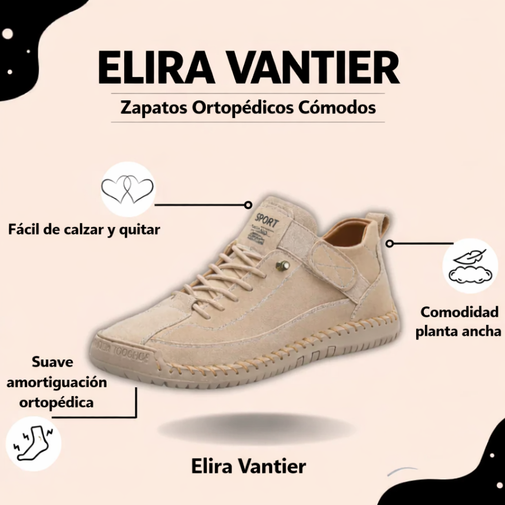 Zapatos ortopédicos cómodos y sin dolor