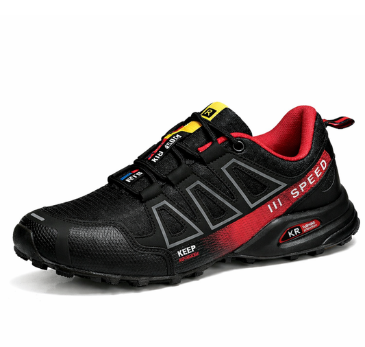 KEEP 3 | Zapatos de Senderismo ProGrip Negros y Rojos