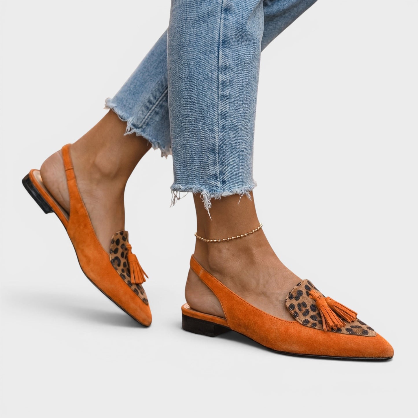 Rosalie™ | Sandales à talon à franges élégantes