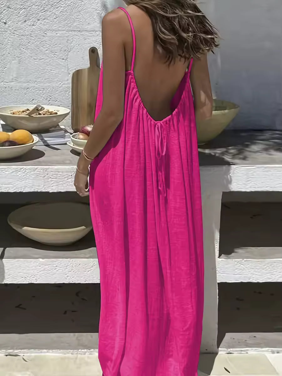 Elara - Vestido ajustado con espalda descubierta