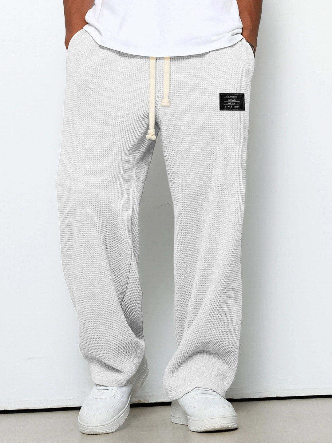 Gerald║Pantalones anchos con cintura ajustable