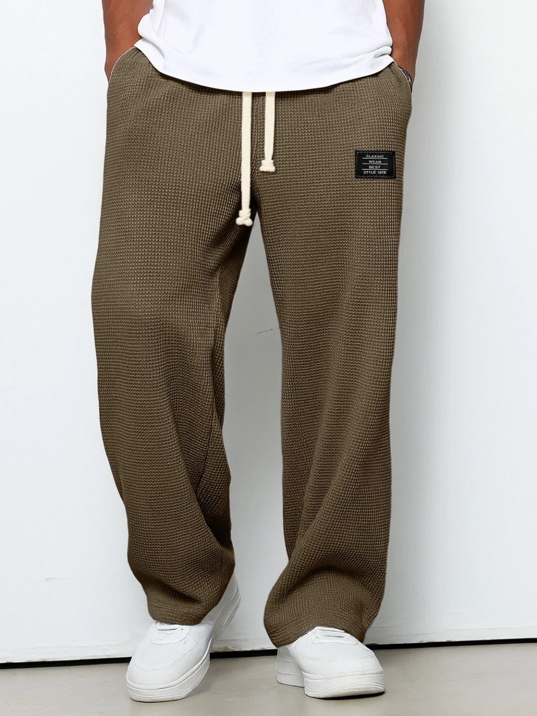 Gerald║Pantalones anchos con cintura ajustable