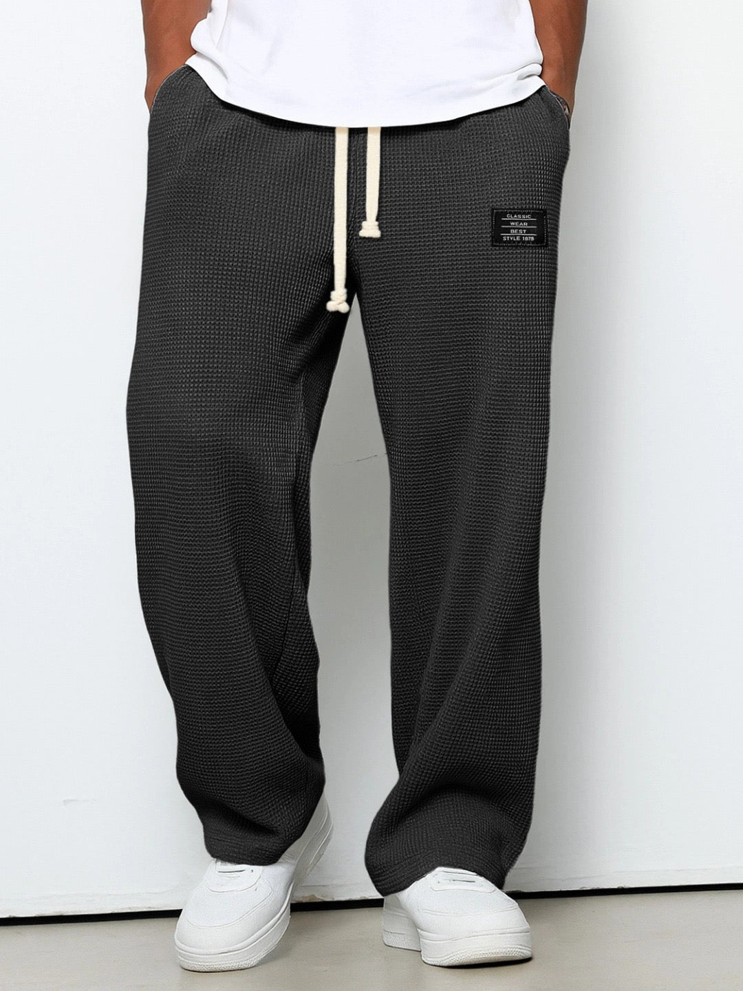 Gerald║Pantalones anchos con cintura ajustable