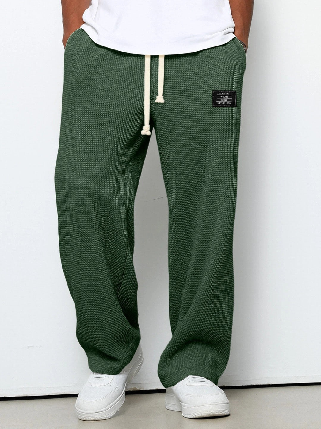 Gerald║Pantalones anchos con cintura ajustable