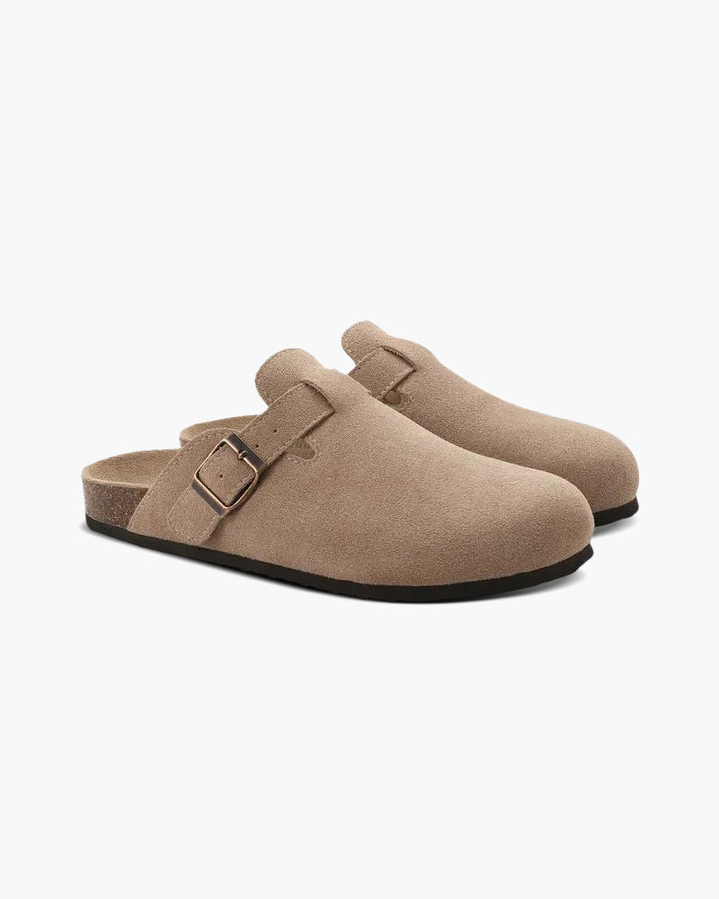 Luke™ | Herren Wildleder Clog – Bequeme Pantolette mit ergonomischem Fußbett