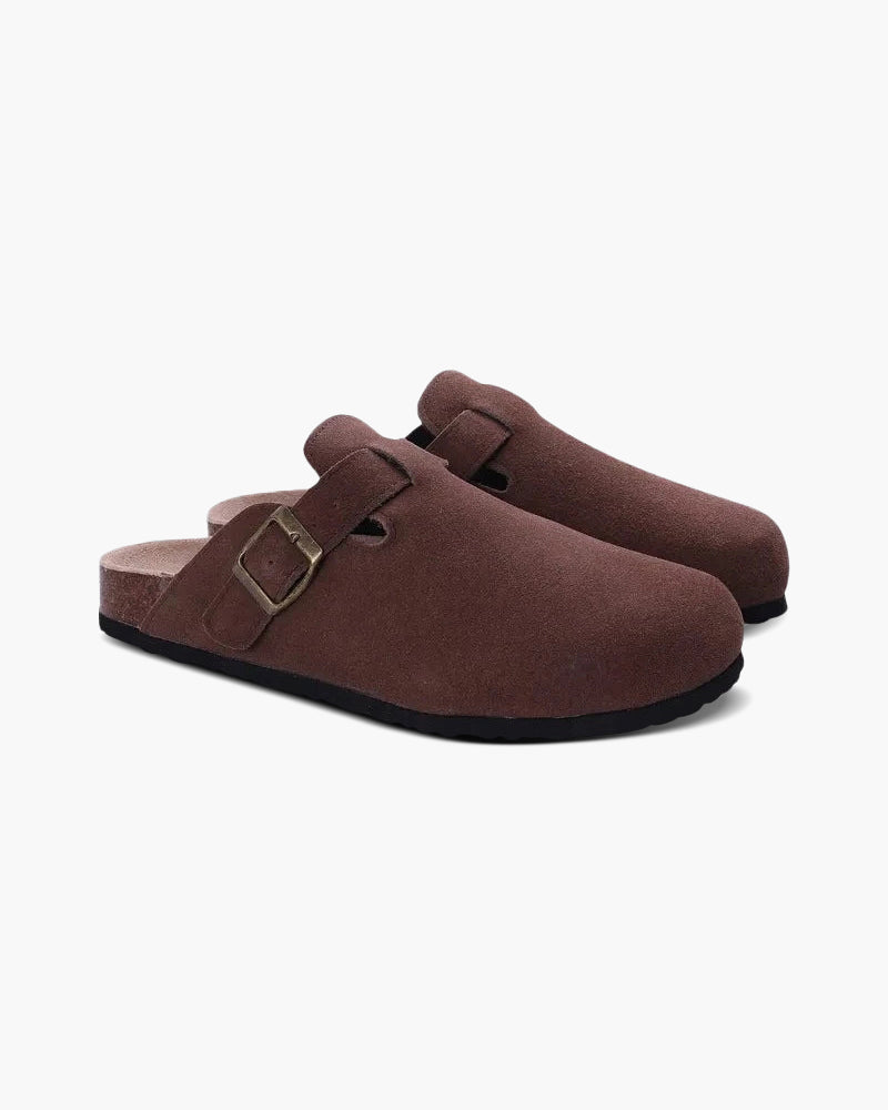 Luke™ | Herren Wildleder Clog – Bequeme Pantolette mit ergonomischem Fußbett
