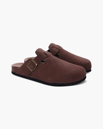 Luke™ | Herren Wildleder Clog – Bequeme Pantolette mit ergonomischem Fußbett