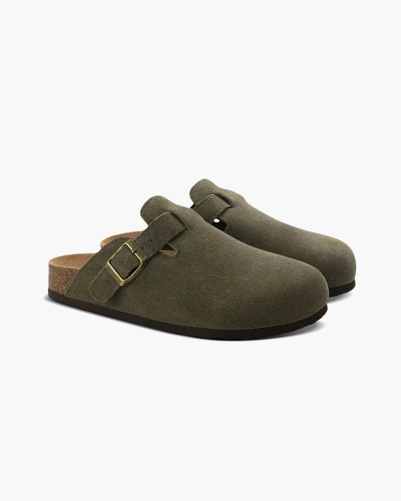 Luke™ | Herren Wildleder Clog – Bequeme Pantolette mit ergonomischem Fußbett