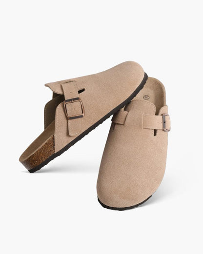 Luke™ | Herren Wildleder Clog – Bequeme Pantolette mit ergonomischem Fußbett