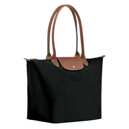 Bolso Grande Nylon Plegable, Negro