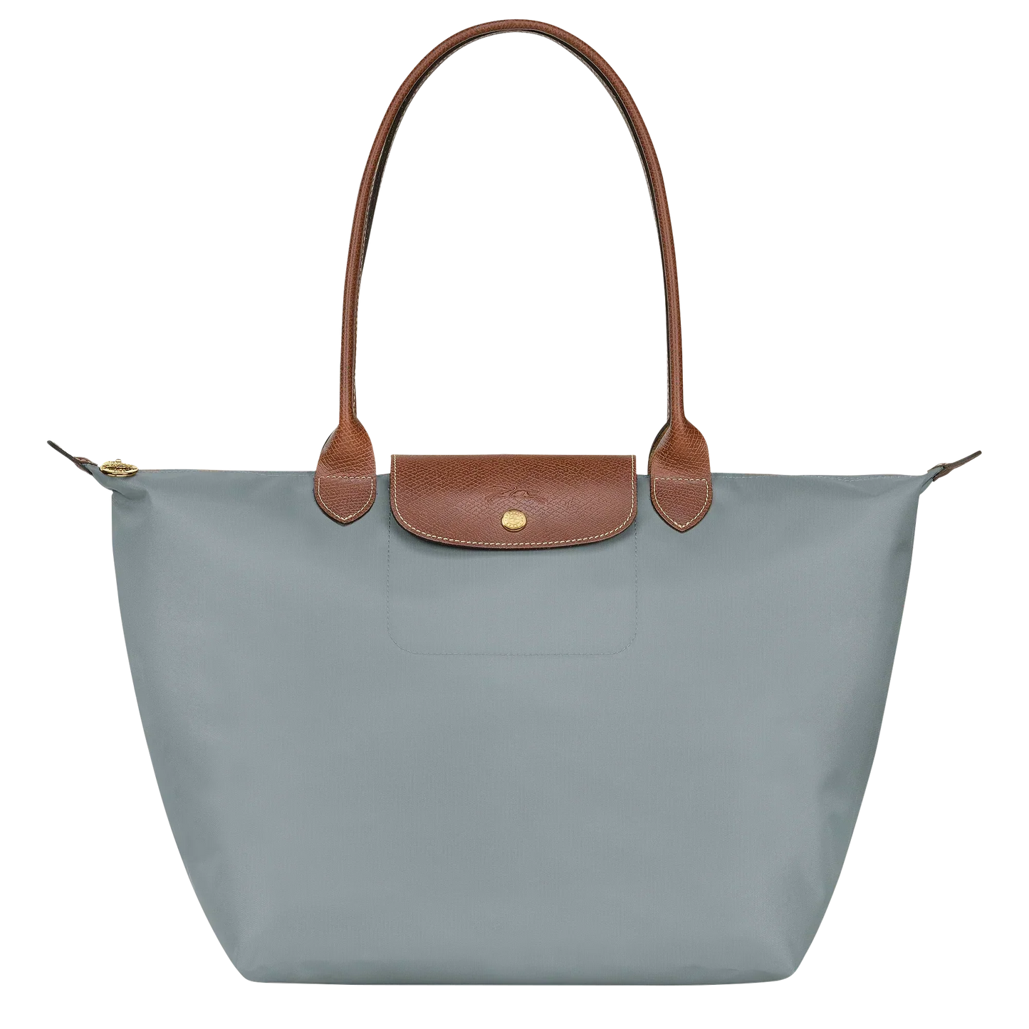 Bolso Grande Nylon Plegable, Acero