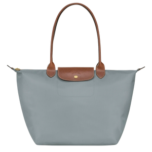 Bolso Grande Nylon Plegable, Acero