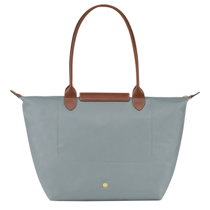 Bolso Grande Nylon Plegable, Acero