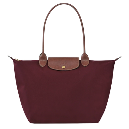 Bolso Grande Nylon Plegable, Burdeos