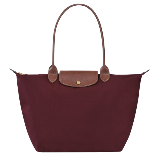 Bolso Grande Nylon Plegable, Burdeos