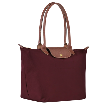 Bolso Grande Nylon Plegable, Burdeos