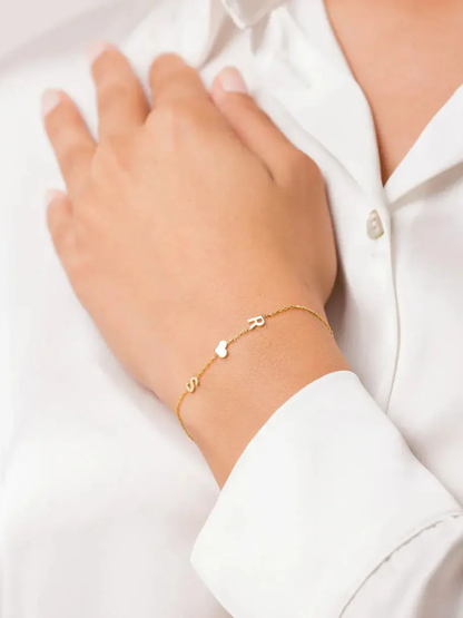 BRACELET PERSONNALISÉ AVEC INITIALES