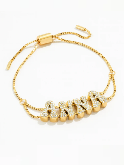 BRACELET AVEC PRÉNOM EN BULLES