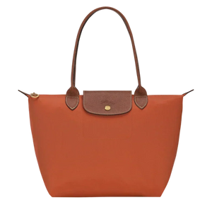 Bolso Grande Nylon Plegable, Ladrillo