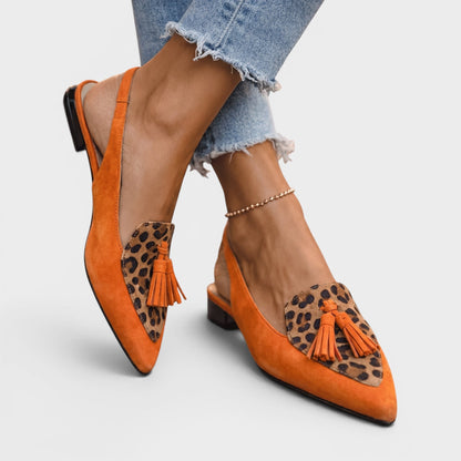 Rosalie™ | Sandales à talon à franges élégantes