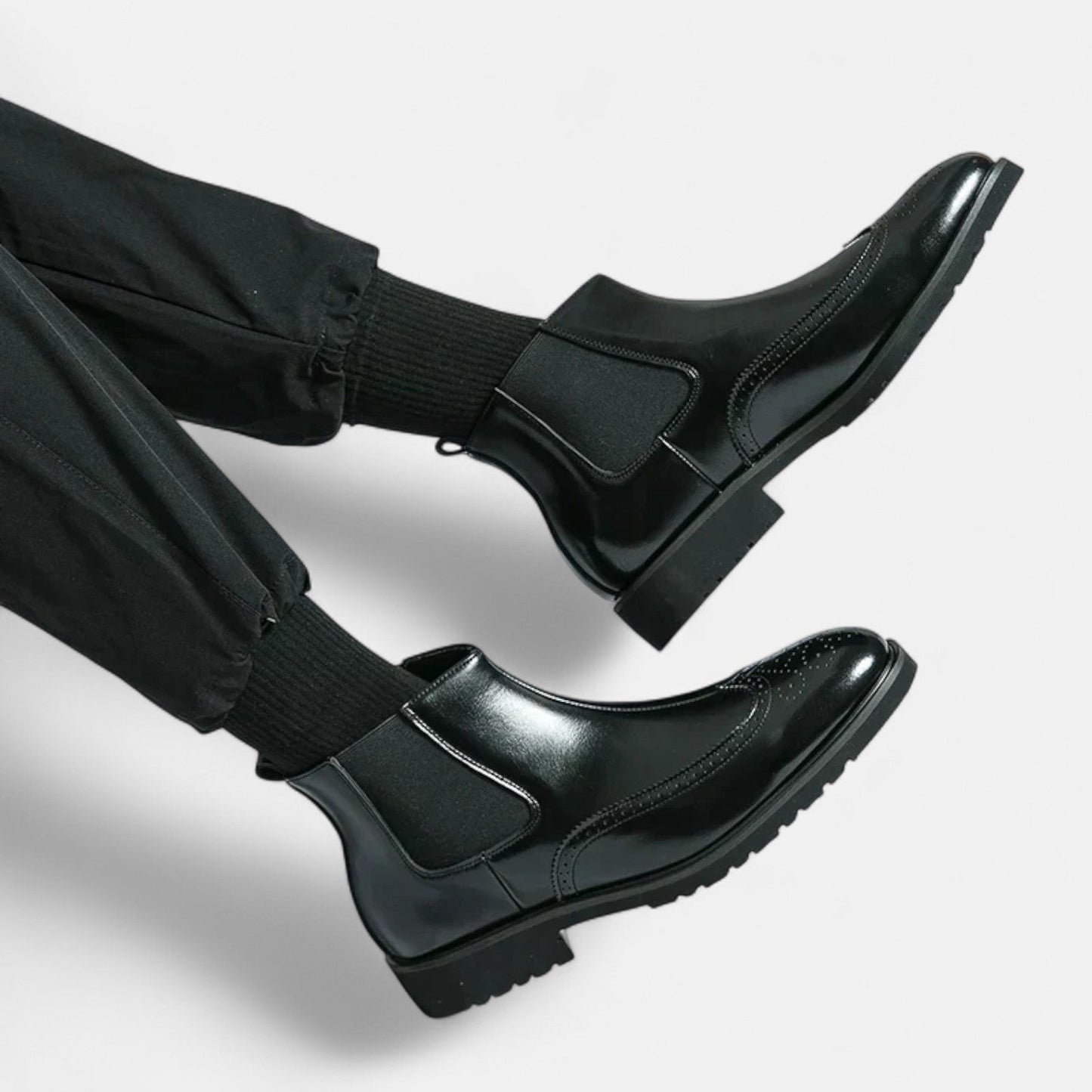 Marzio™ | Elegante Chelsea-Stiefel für Herren aus Kunstleder