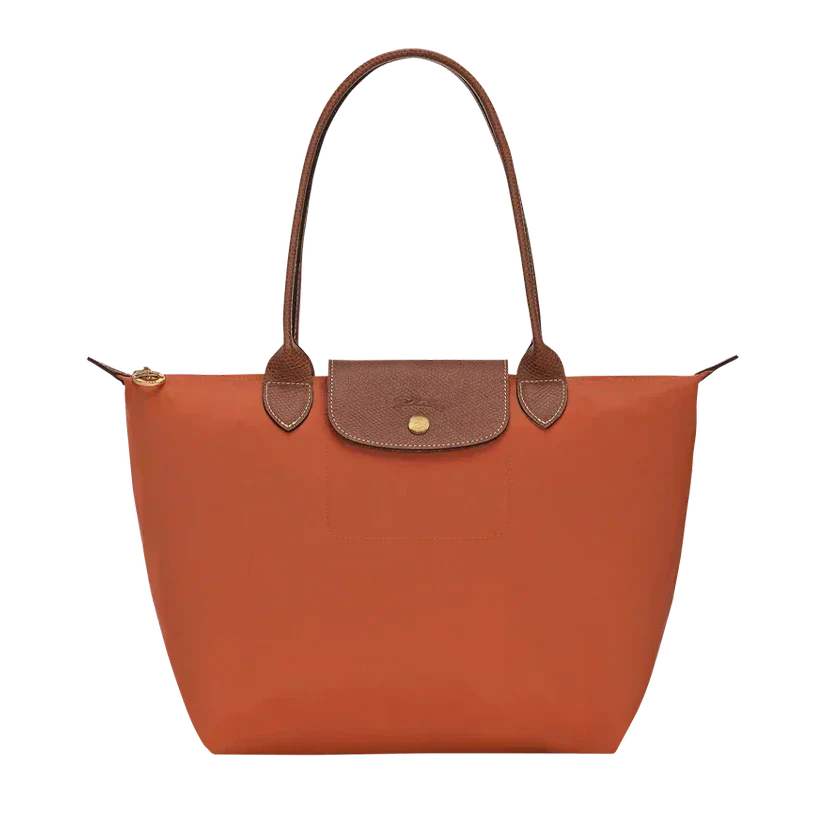 Bolso Grande Nylon Plegable, Ladrillo