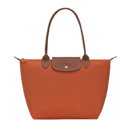 Bolso Grande Nylon Plegable, Ladrillo